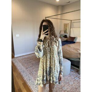 Free People Longsleeve Mini Dress Size Large
